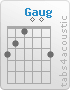 Chord Gaug (3,2,1,0,0,3)